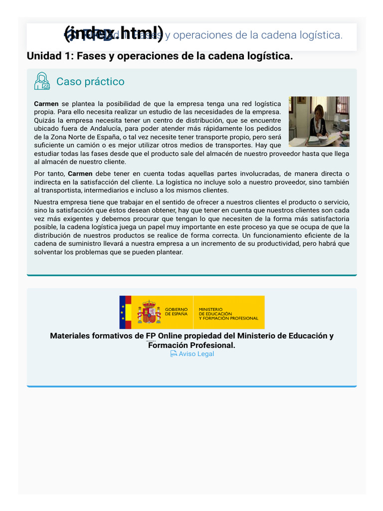 Fases de la cadena logística empresarial | PDF | Logística | Lean ...