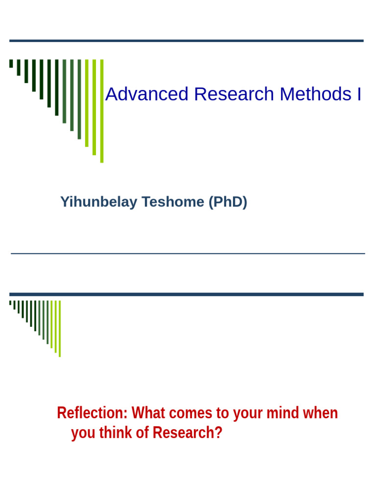 1_ADRM I Policy | PDF | Sampling (Statistics) | Quantitative Research