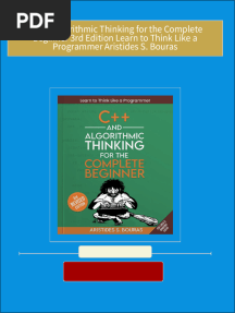 Download full C and Algorithmic Thinking for the Complete Beginner 3rd Edition Learn to Think Like a Programmer Aristides S. Bouras ebook all chapters