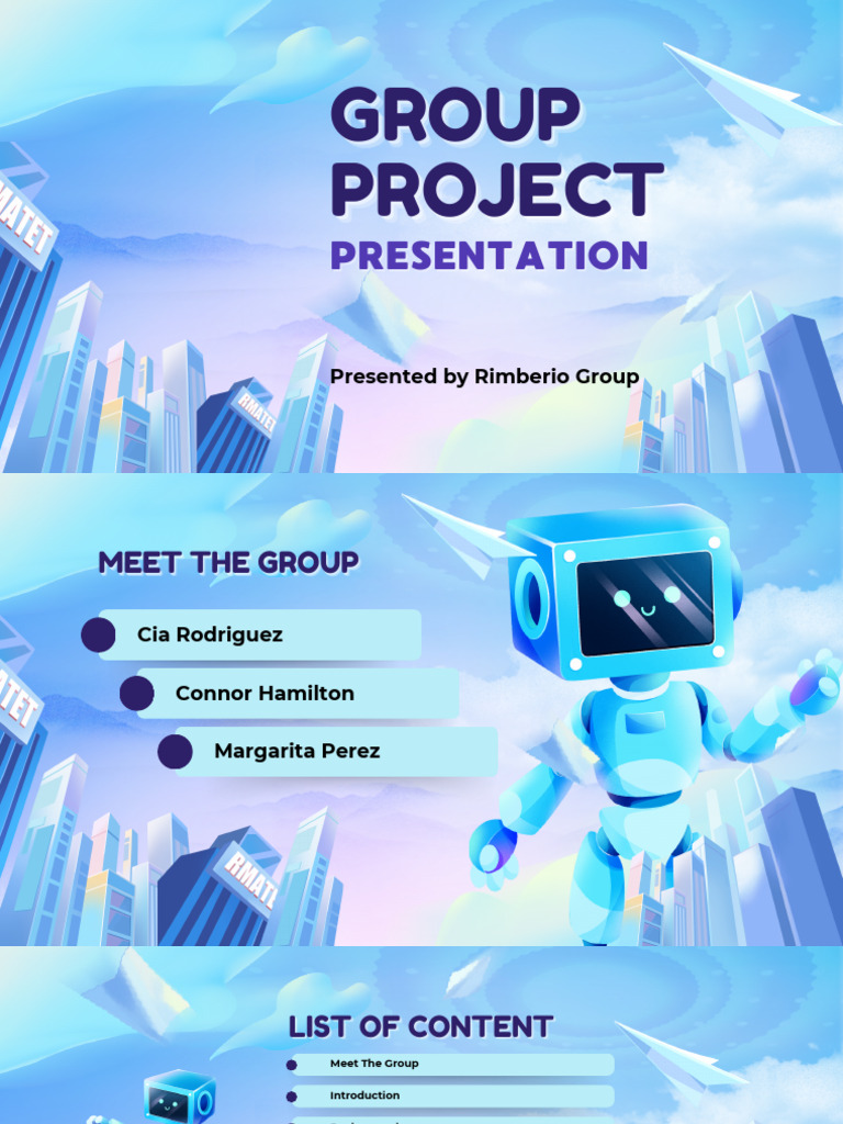 Purple Colorful Modern Gradient Group Project Presentation | PDF