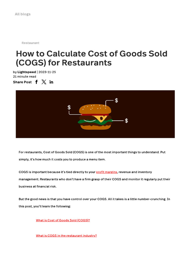 Cogs | PDF
