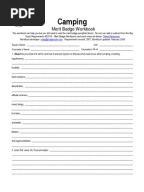 Printables Chemistry Merit Badge Worksheet camping merit badge workbook