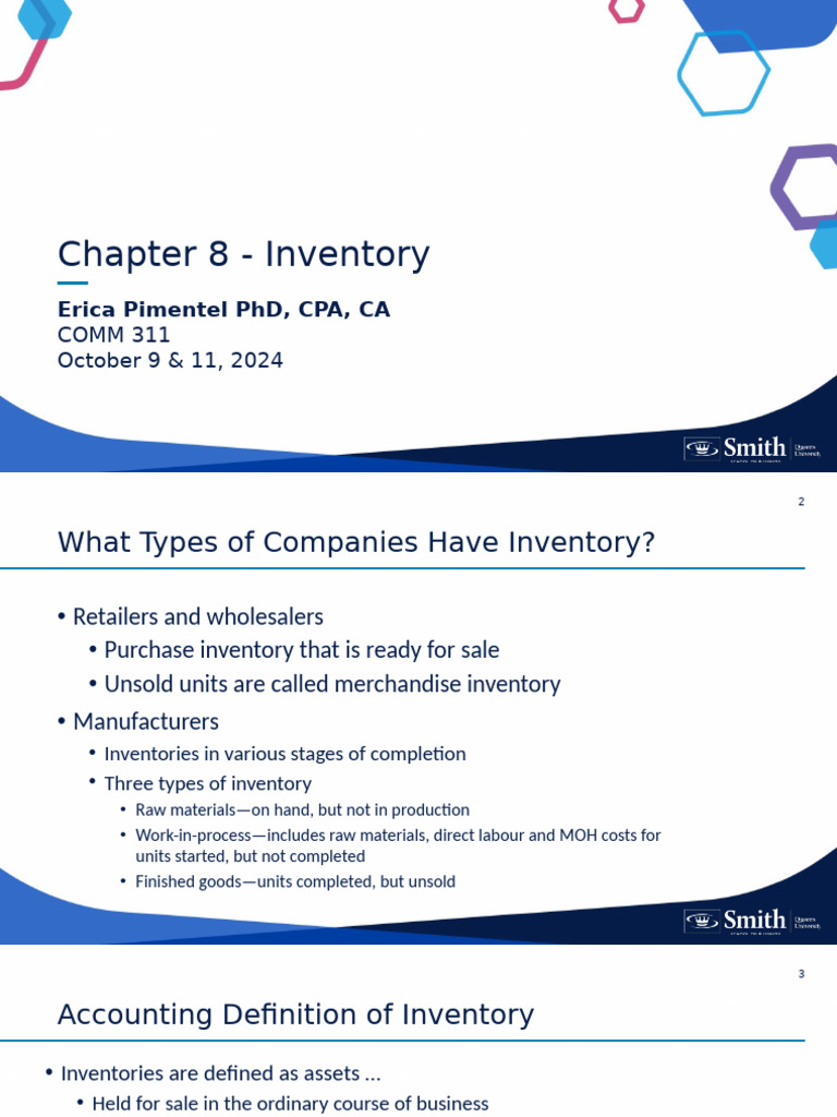 Understanding Inventory Types and Accounting | PDF | Cost Of Goods Sold ...