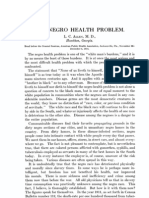 The Negro Health Problem - 1914
