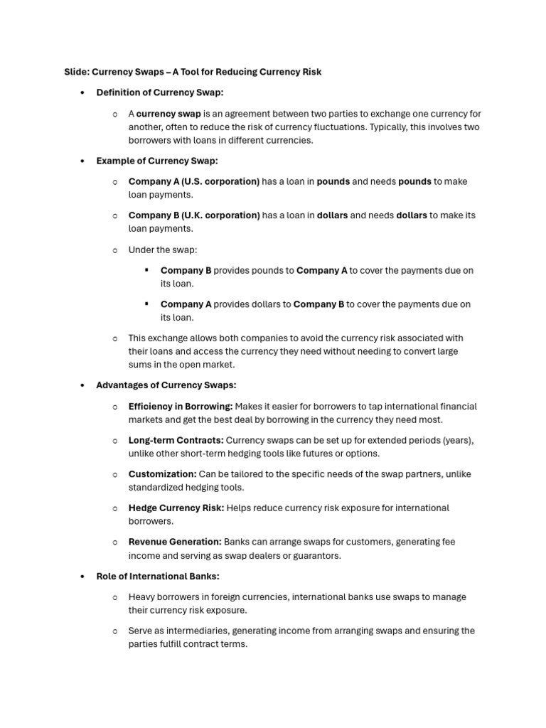 Slide pdf swap finance loans