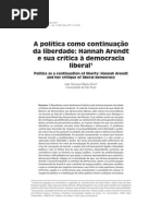 ART - A política como continuação da liberdade