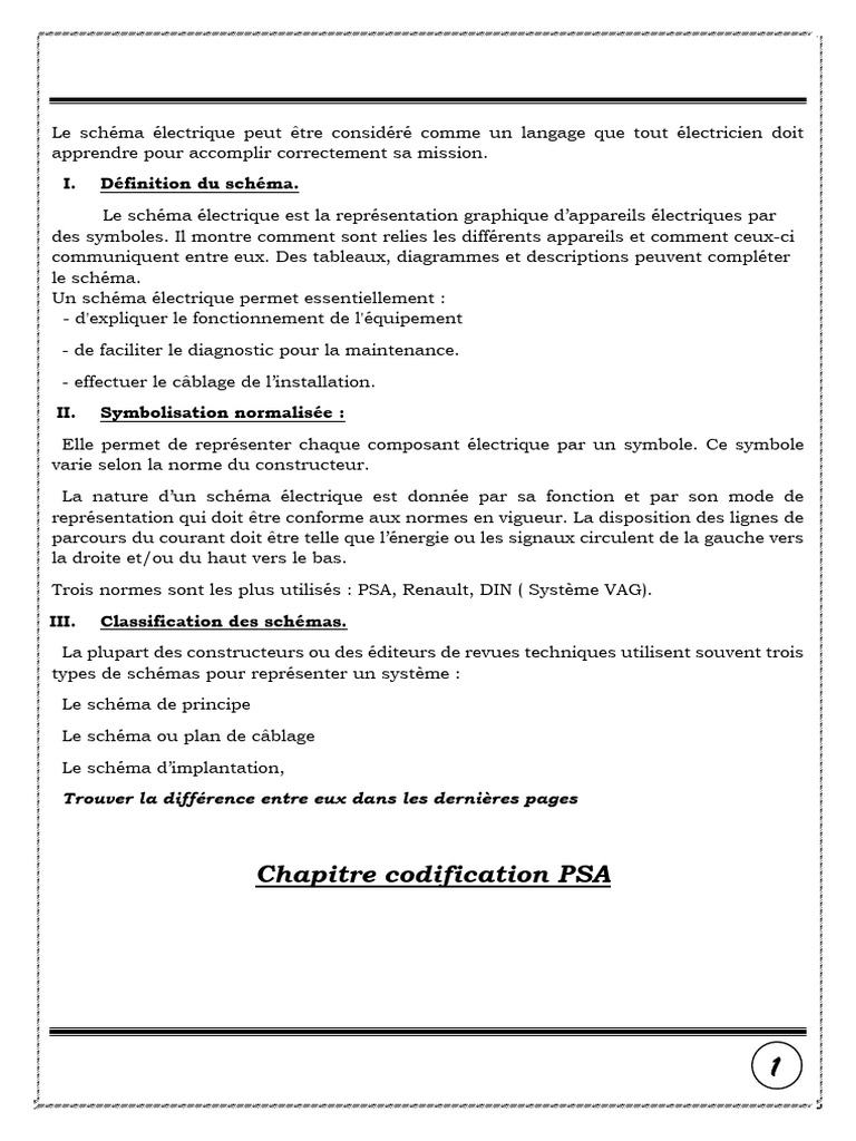 Lecture des schémas électriques auto | PDF | Voitures
