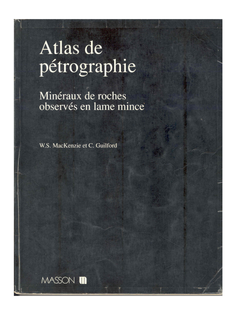 Atlas de Pétrographie | PDF