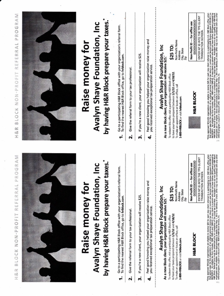 HR Block Document | PDF