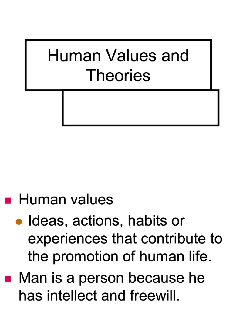 Human Values and Theories | PDF