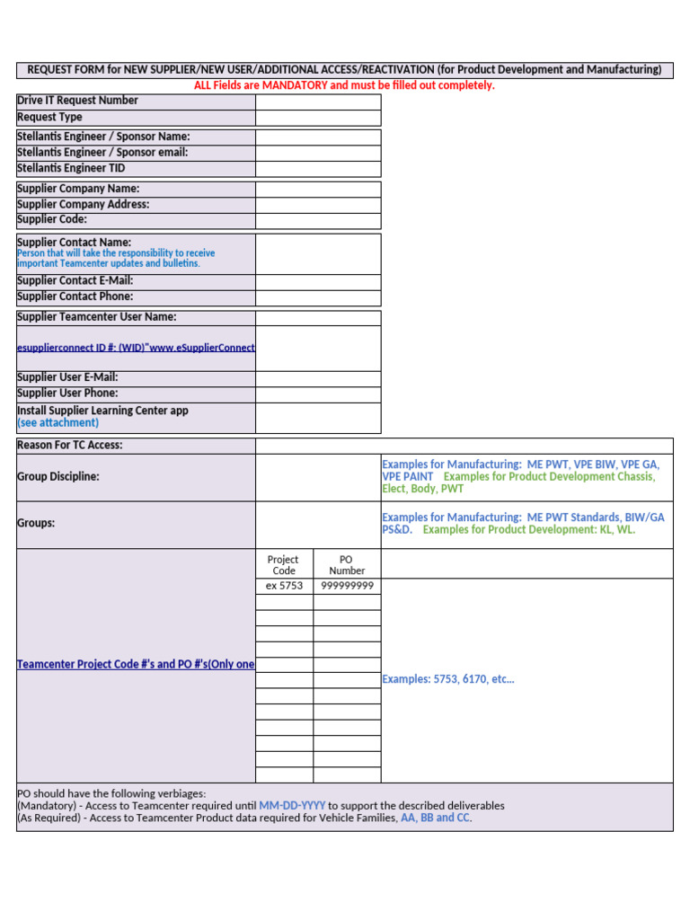 Attachment 1 - SUPPLIER - TC Access Request Form - Updated 2022-0222 ...