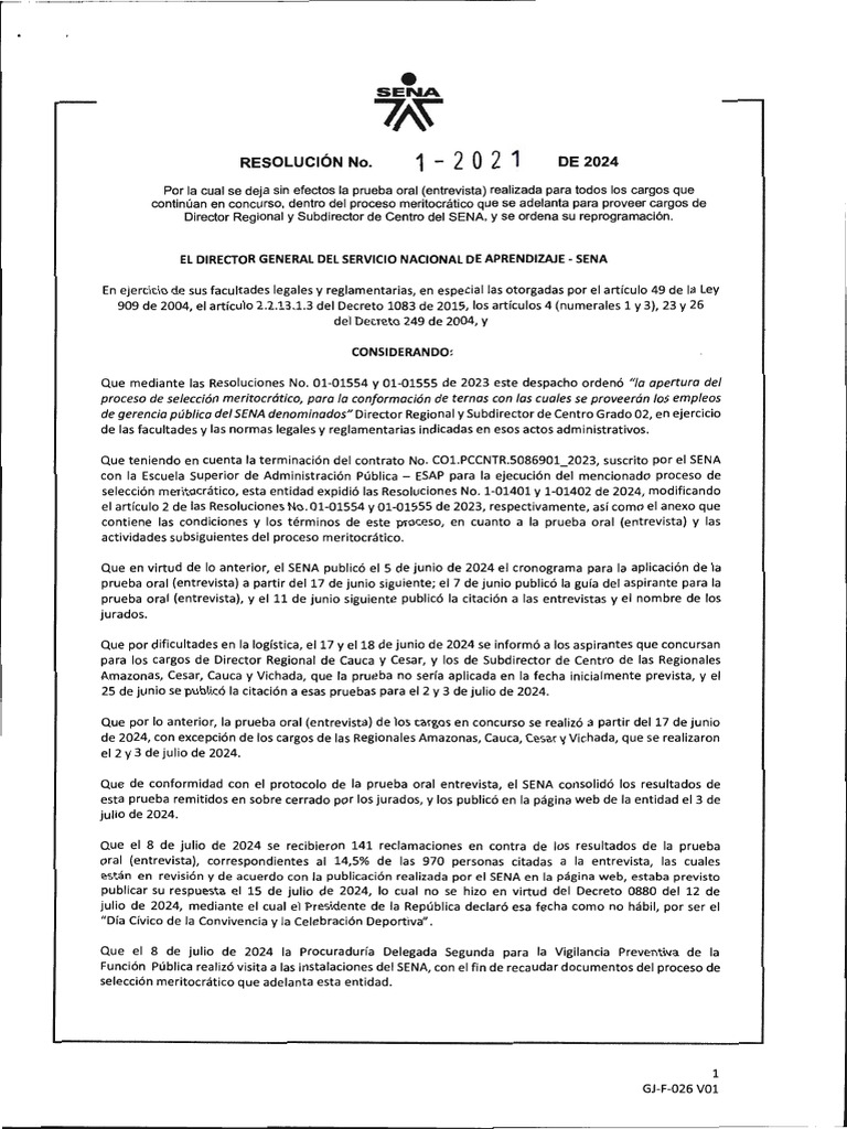 Resolución 1 2021 Pdf