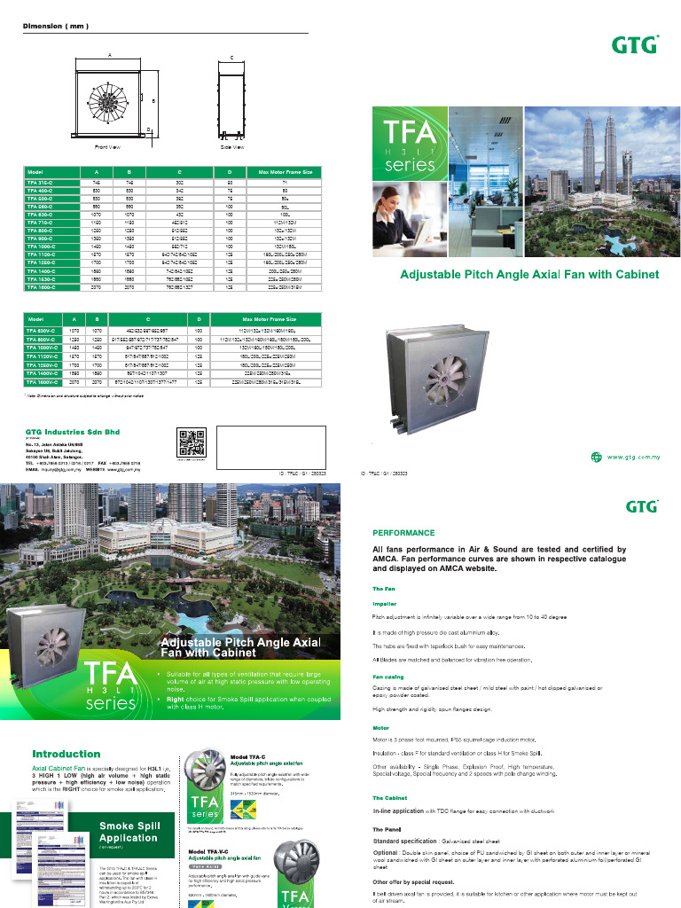 GTG TFA TFAV-Cabinet-R1-G1-280323 | PDF | Industrial Processes | Metals