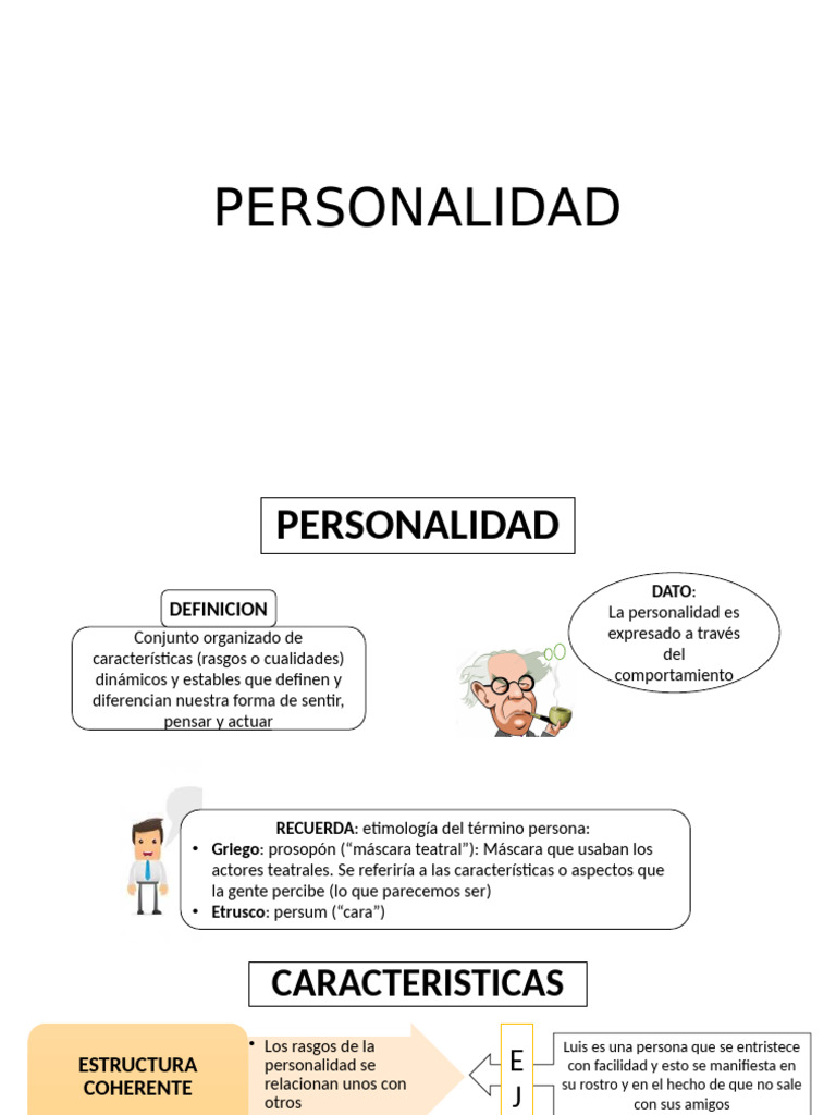 Definición y Características de la Personalidad | PDF | Psicoanálisis ...