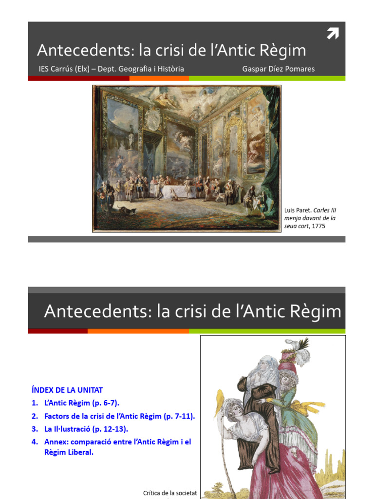 Antecedents Crisi Antic Regim | PDF