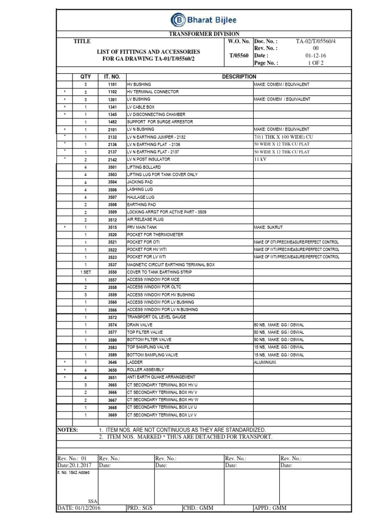 Ta-02 - T - 05560 - 4 - Ga List - R1 | PDF | Electrical Connector ...