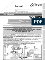 SV2000 DVD Recorder Manual