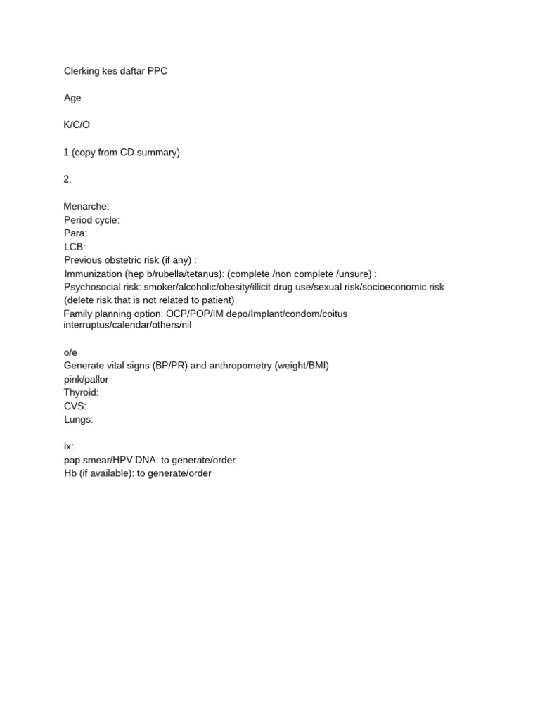 2024 Clerking PPC - RME 1 Template LATEST | PDF