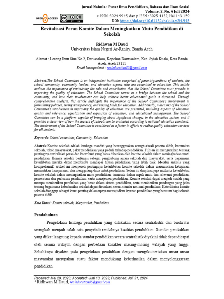 NAKULA - VOLUME 2, NO. 4, Juli 2024 Hal 122-138 | PDF