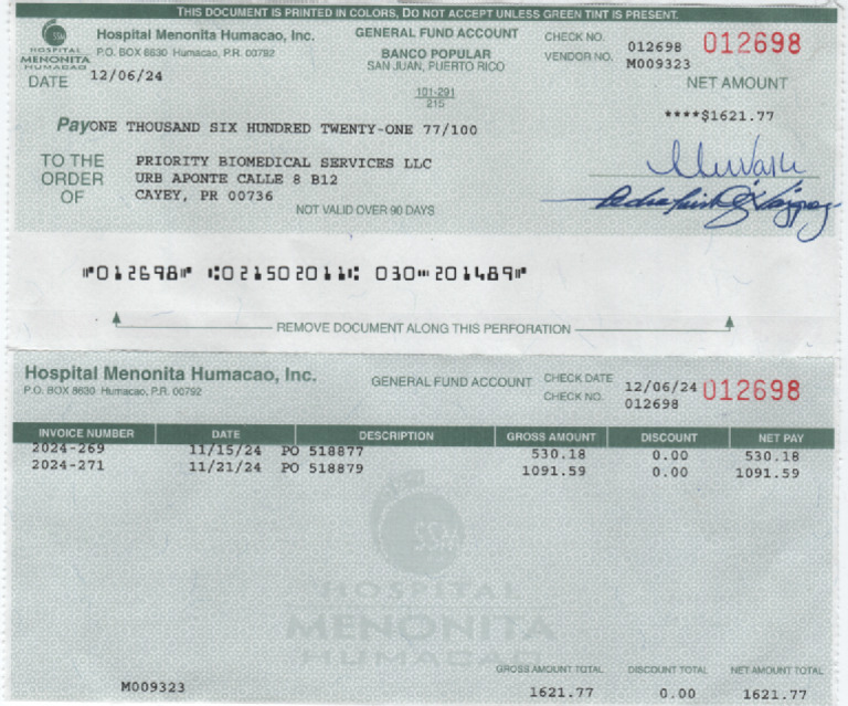 Cheque # 12698 | PDF