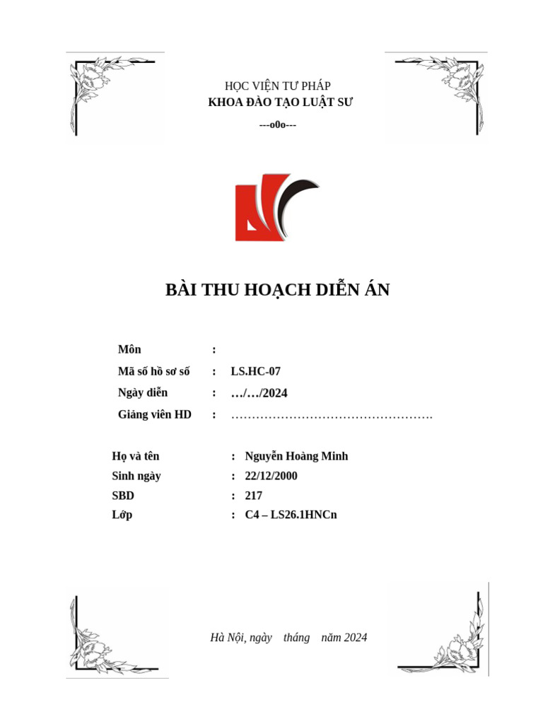 BTH HS HC 07 | PDF