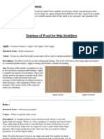 Database of Wood For Ship-Modellers: Notes Prior To Reading This Document