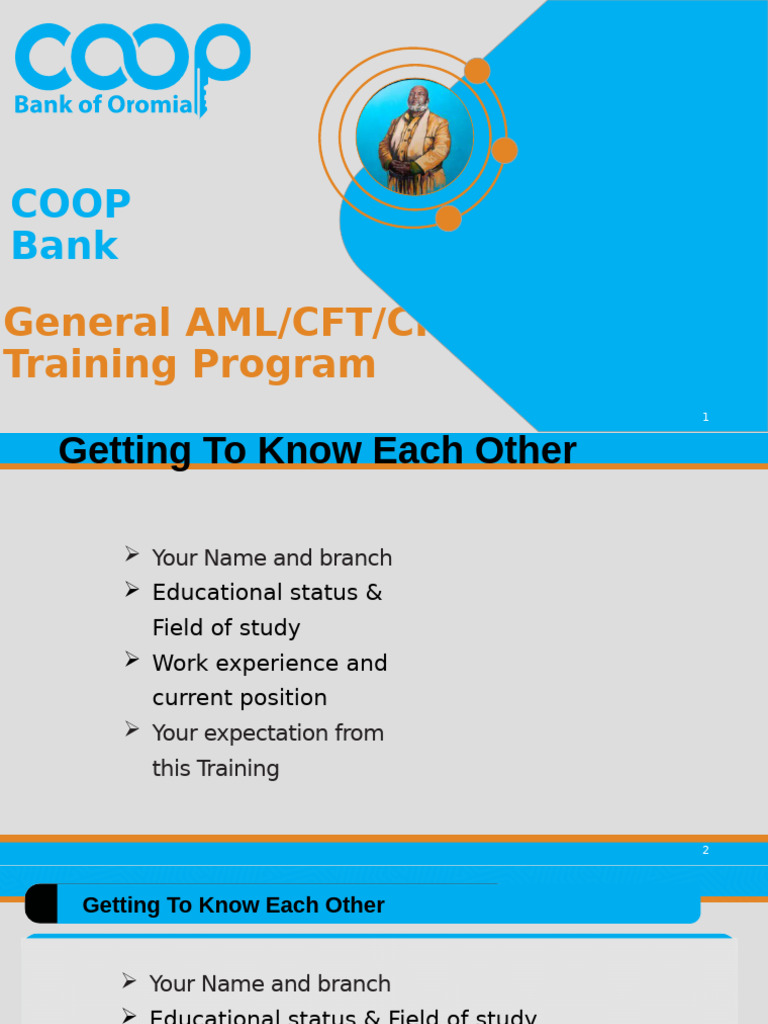 AML CFT CPF Traning Materials | PDF | Identity Document | Money Laundering