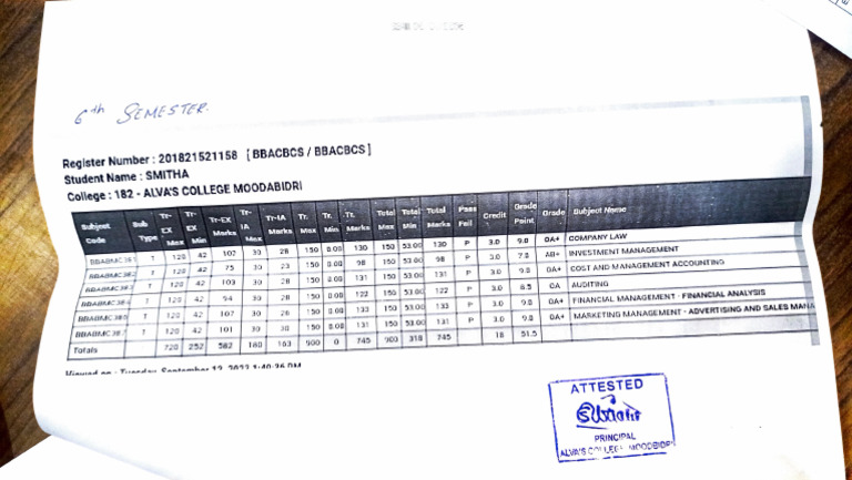 Student Academic Record | PDF