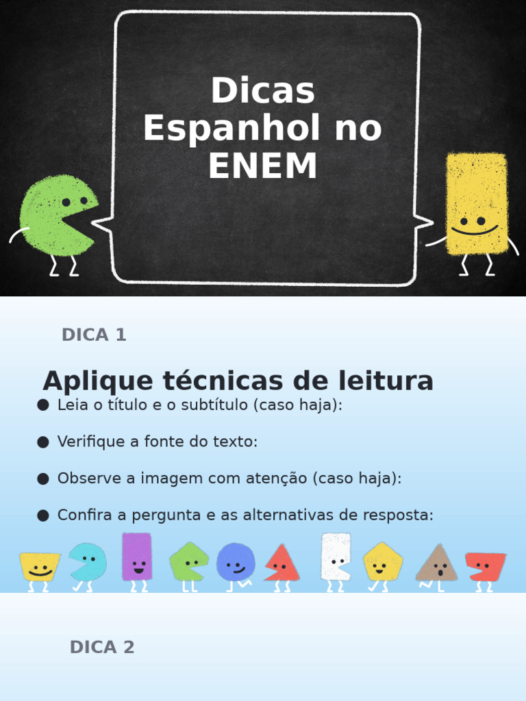 Dicas de Espanhol para o ENEM | PDF | Ingeniería | Bienes raíces