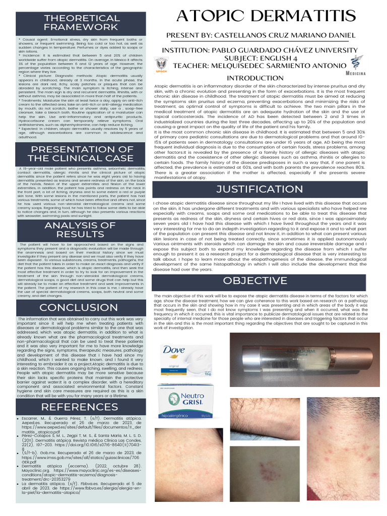 Atopic Dermatitis: Justification | PDF | Dermatitis | Allergy