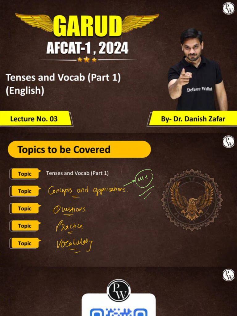 English 03 - Class Notes | PDF
