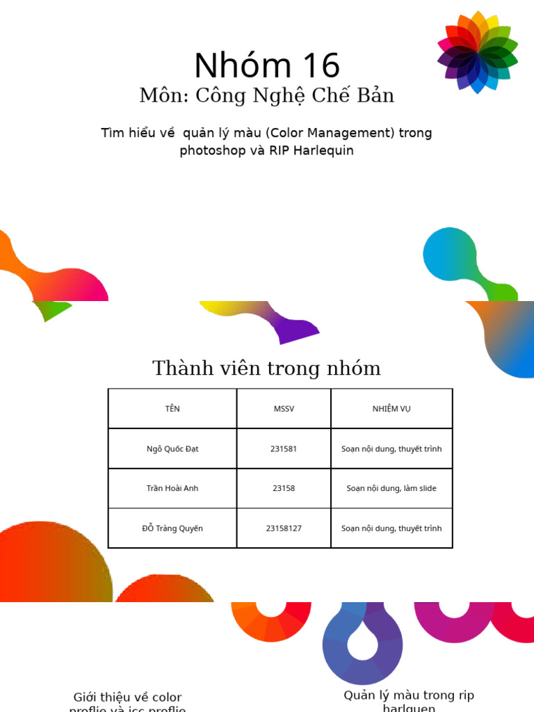 Colorful Geometric Color Theory Presentation | PDF