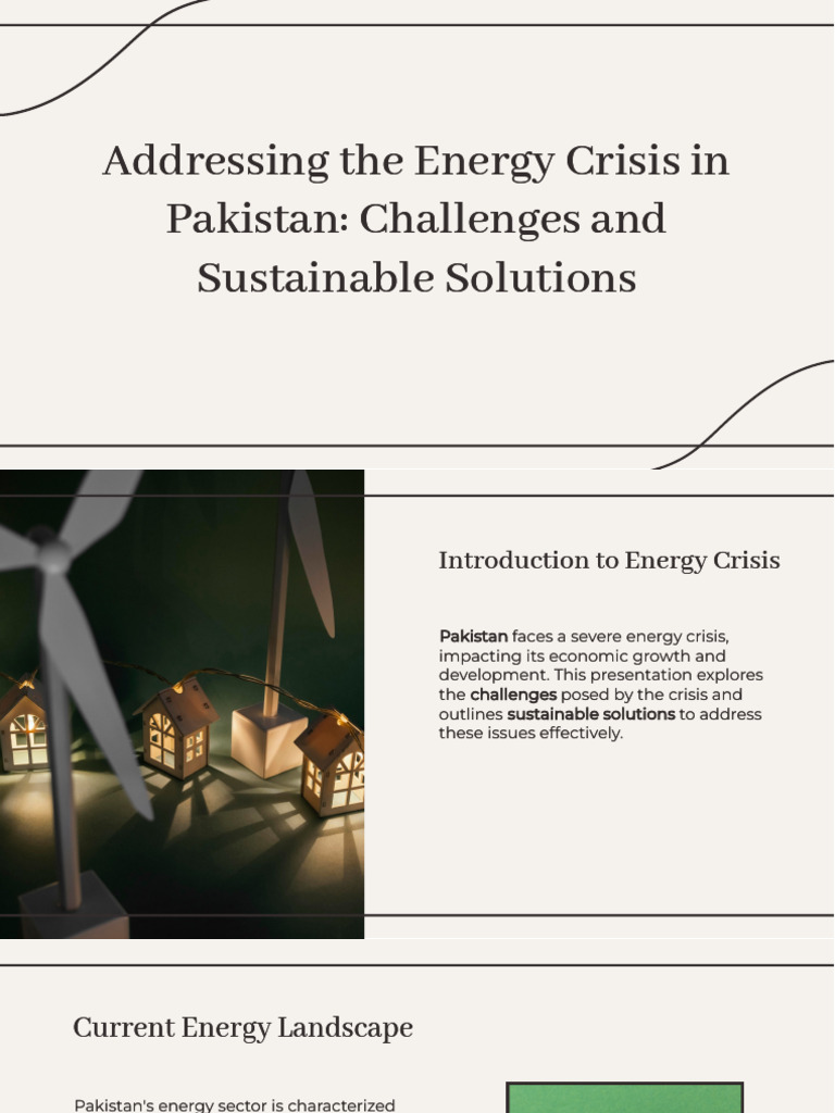 Slidesgo Addressing The Energy Crisis in Pakistan Challenges and ...