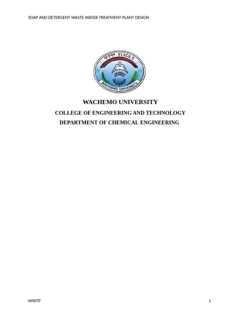 Soap and Detergent WWTP Design Factors | PDF | Sewage Treatment | Water ...