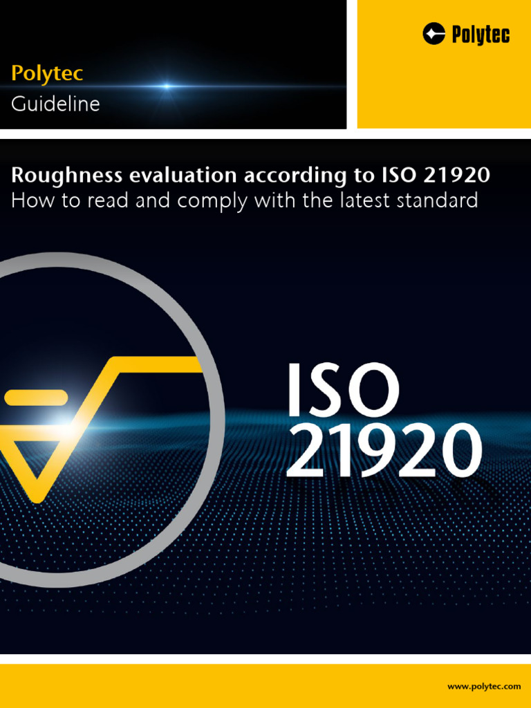 ISO 21920 Roughness Evaluation Guide | PDF | Surface Roughness ...