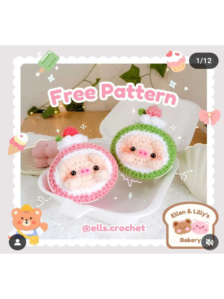 Piko Cake Roll Pattern | PDF