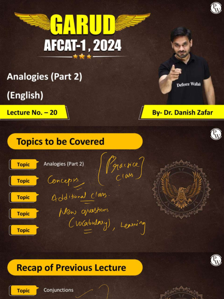 English 20 - Class Notes | PDF