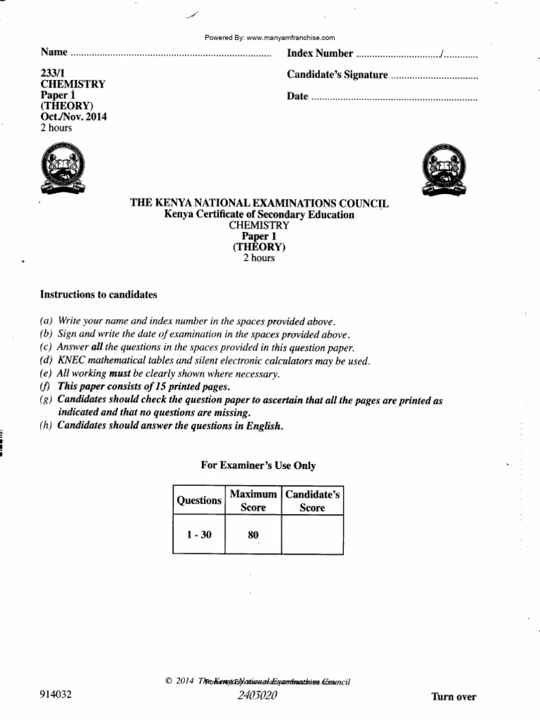 2014-chemistry_pp1 | PDF