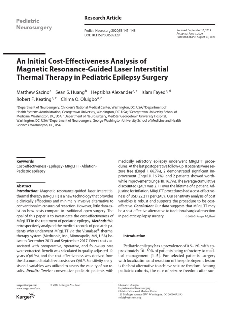 sacino2020 | PDF | Magnetic Resonance Imaging | Epilepsy