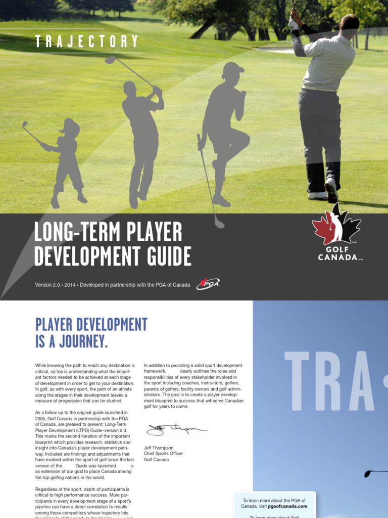 Long-Term Golf Player Development Guide | PDF | Literacy ...