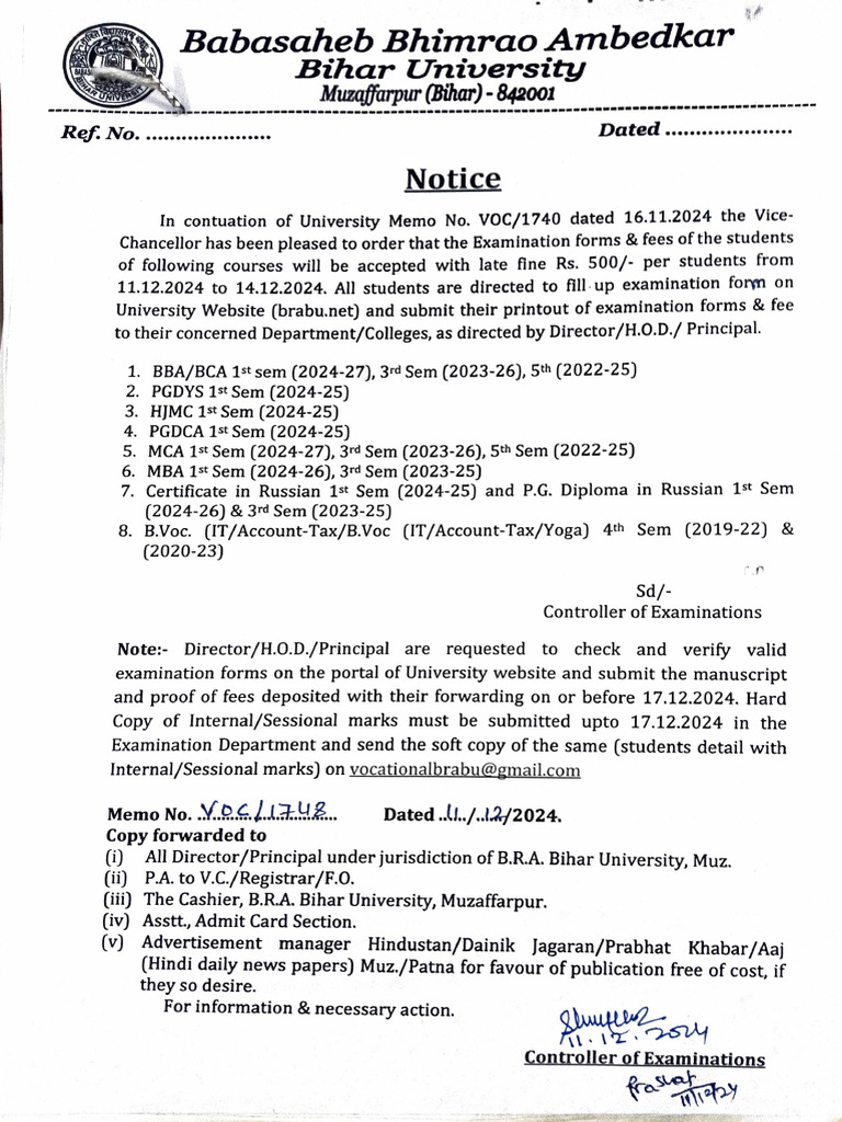 Voc. Form Date | PDF