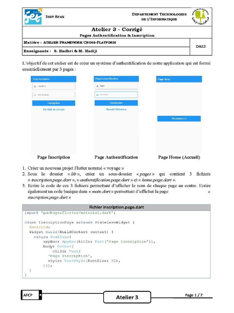 Atelier 3 | PDF