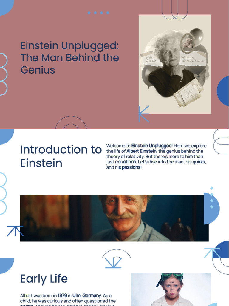 Slidesgo Einstein Unplugged The Man Behind The Genius ...