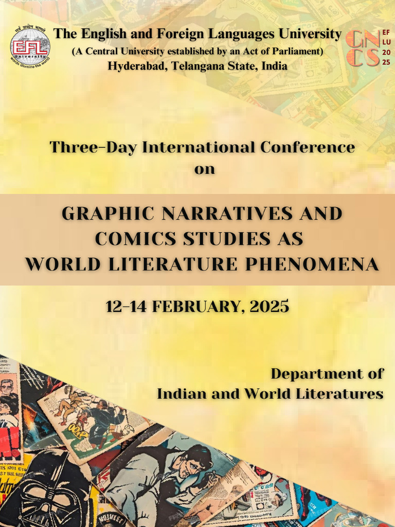 EFLU Graphic Narratives and Comics Studies Conference 2025 | PDF