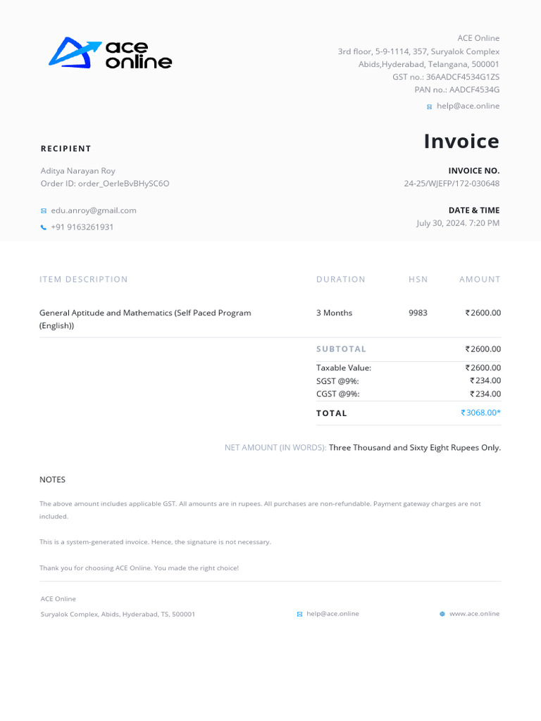 Invoice Order OerleBvBHySC6O | PDF | Economy Of India | Sales