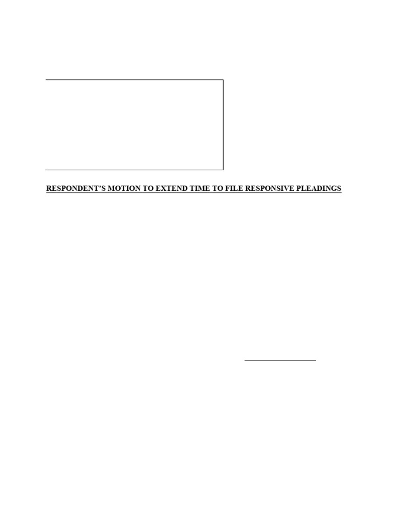 Motion to Extend Time in Family Law Case | PDF | Virginia Circuit Court ...