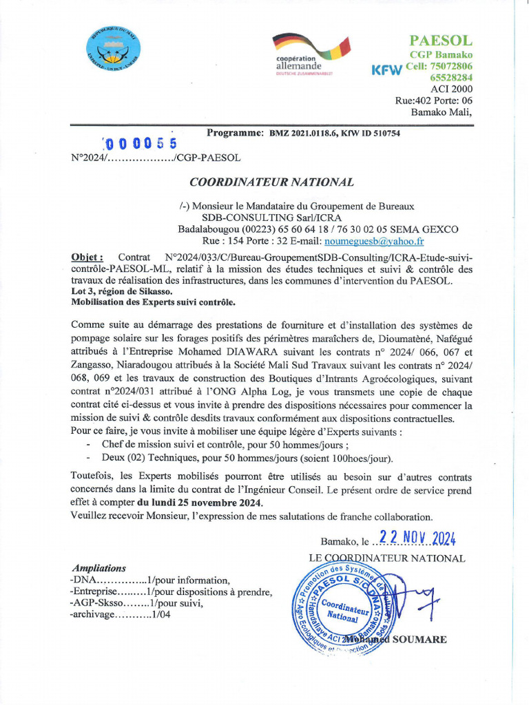Lettre Mobilisation | PDF