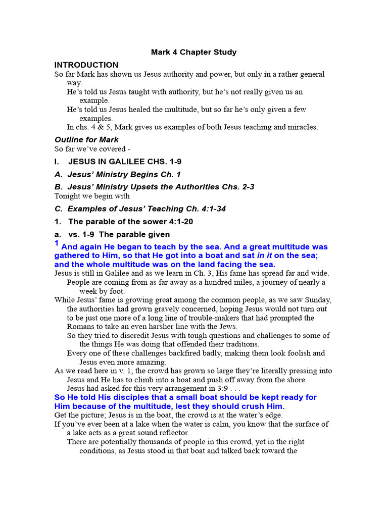 Mark-4 | PDF | Jesus