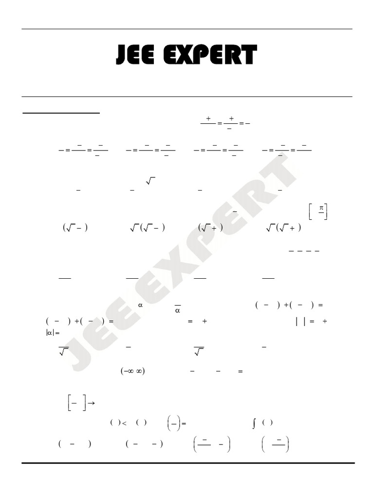 JEE Main Mathematics Practice Assignment | PDF | Euclidean Geometry ...