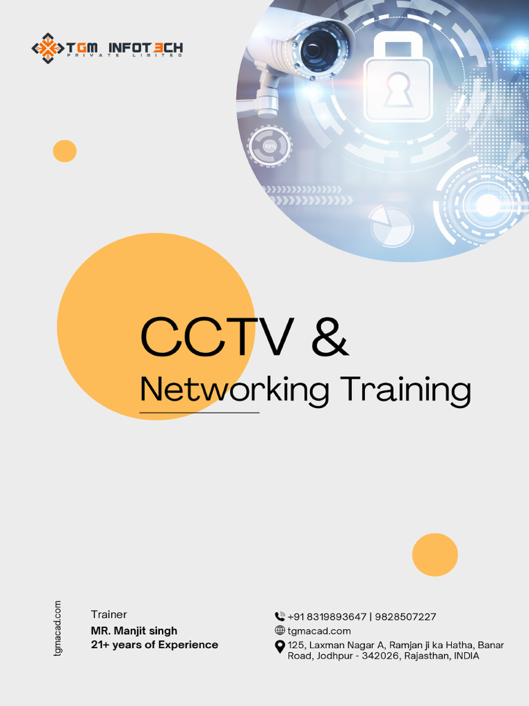 CCTV & Networking Training | PDF